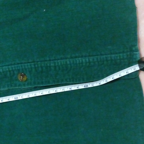Great Canadian rugged wear corduroy green button down 90s - Picture 7 of 7